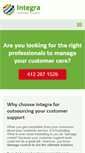 Mobile Screenshot of integracustomersupport.com